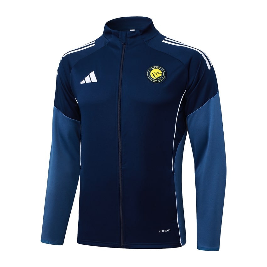 Survetement Al Nassr Veste Homme/Enfant 2025 2026 Bleu Sombre