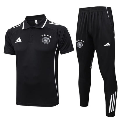 Polo Allemagne Homme 2025 2026 Noir