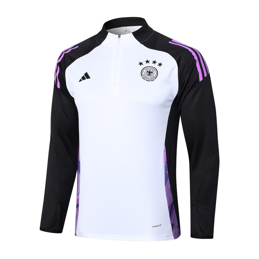 Survetement Allemagne Training Homme/Enfant 2024 2025 Blanc Violet