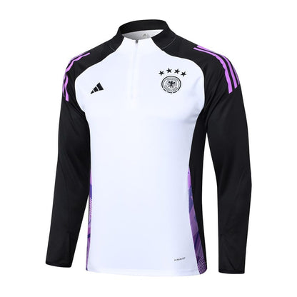 Survetement Allemagne Training Homme/Enfant 2024 2025 Blanc Violet