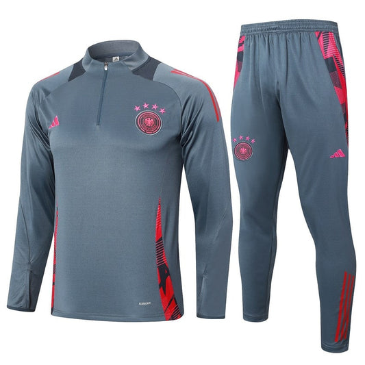 Survetement Allemagne Training Homme/Enfant 2024 2025 Gris