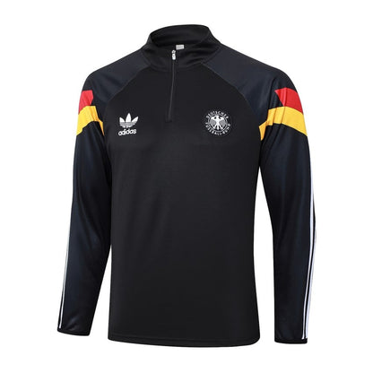 Survetement Allemagne Training Homme/Enfant 2024 2025 Noir Foncé
