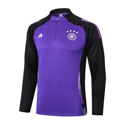 Survetement Allemagne Training Homme/Enfant 2024 2025 Noir Violet