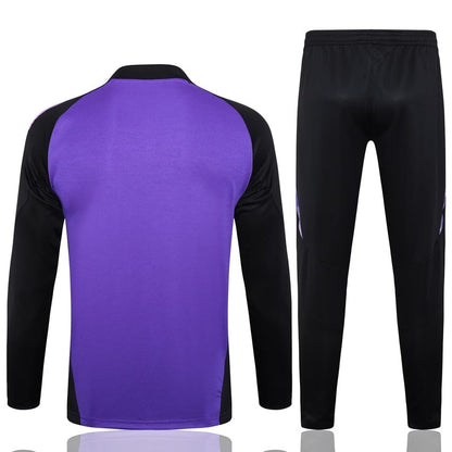 Survetement Allemagne Training Homme/Enfant 2024 2025 Noir Violet