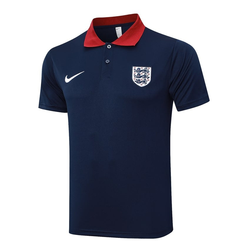 Polo Angleterre Homme 2024 2025 Bleu Foncé