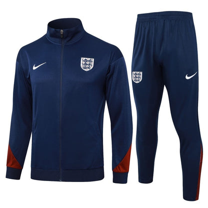 Survetement Angleterre Veste Homme/Enfant 2024 2025 Bleu Foncé