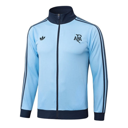Survetement Argentine Veste Homme/Enfant 2024 2025 Bleu Océan