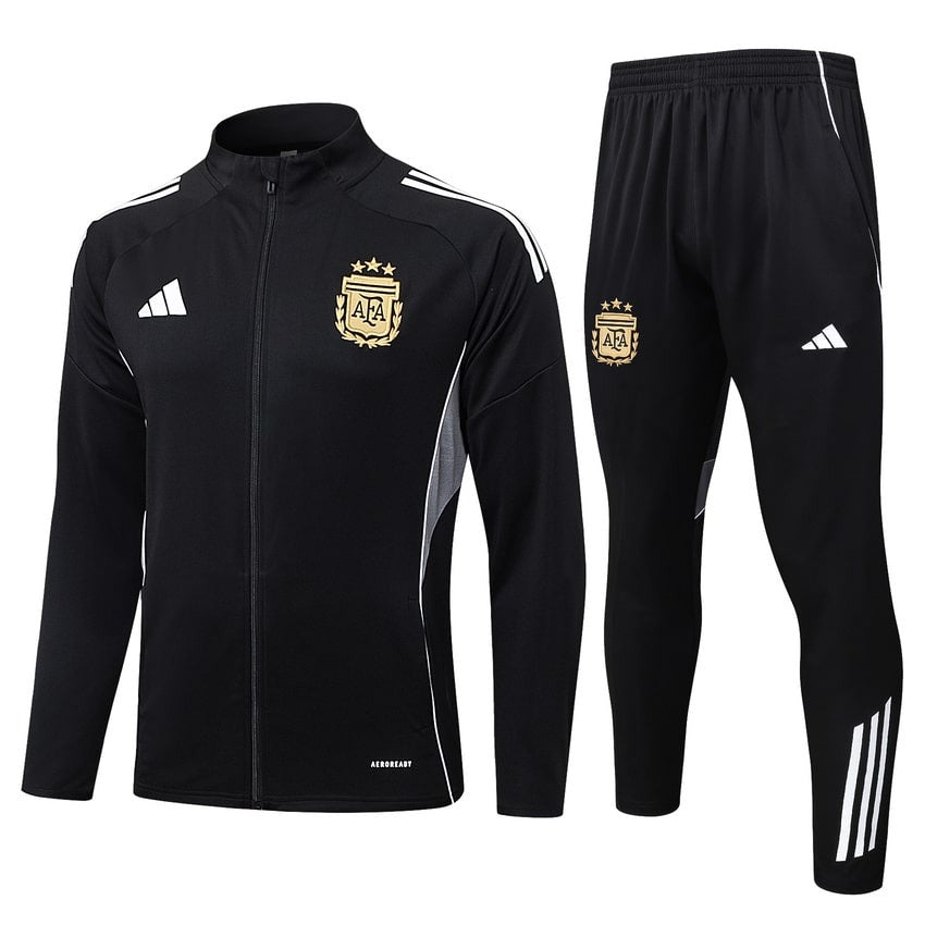 Survetement Argentine Veste Homme/Enfant 2025 2026 Noir Nuit