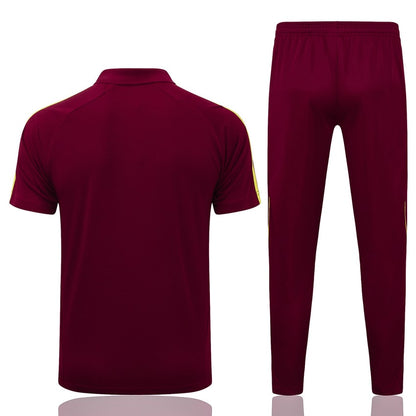 Polo Arsenal Homme 2025 2026 Rouge Foncé