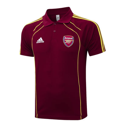 Polo Arsenal Homme 2025 2026 Rouge Foncé