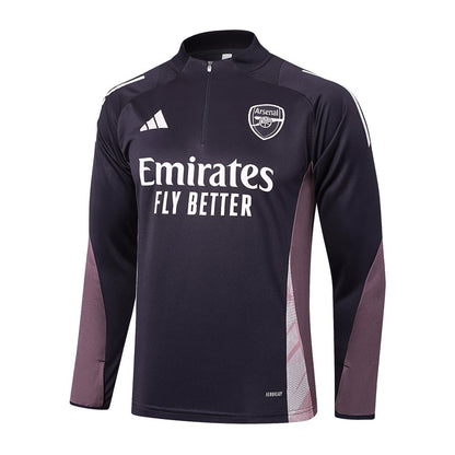 Survetement Arsenal Training Homme/Enfant  2024 2025 Noir / Rose