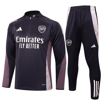 Survetement Arsenal Training Homme/Enfant  2024 2025 Noir / Rose