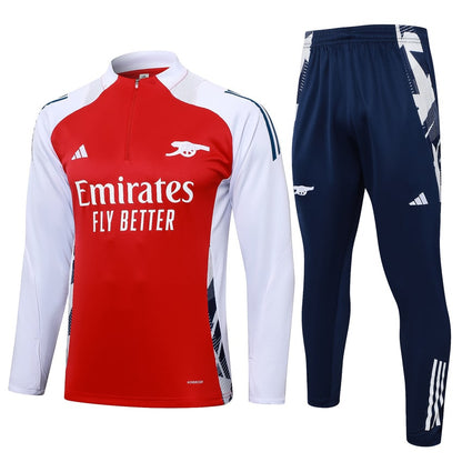 Survetement Arsenal Training Homme/Enfant  2024 2025 Rouge