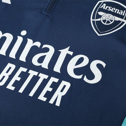 Survetement Arsenal Training Homme/Enfant 2025 2026 Blanc Bleu