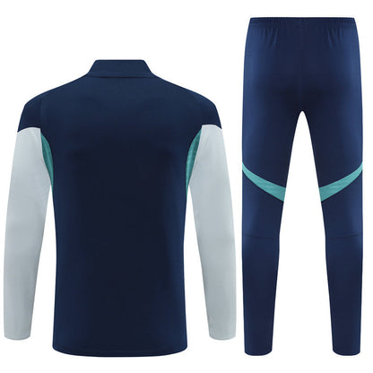 Survetement Arsenal Training Homme/Enfant 2025 2026 Blanc Bleu