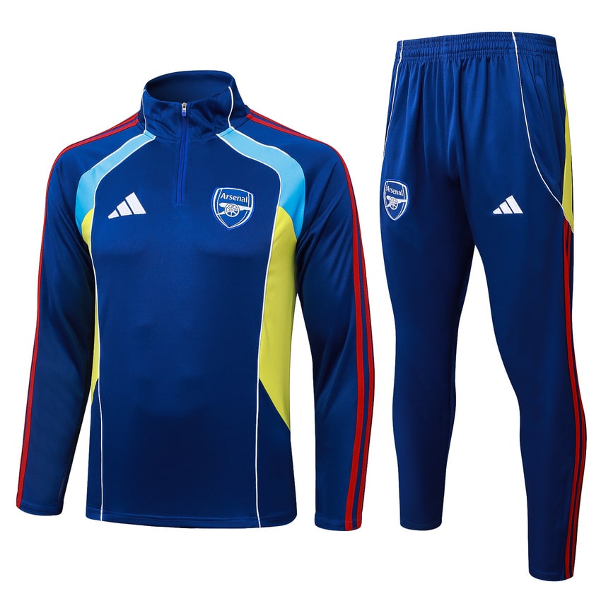 Survetement Arsenal Training Homme/Enfant  2025 2026 Bleu
