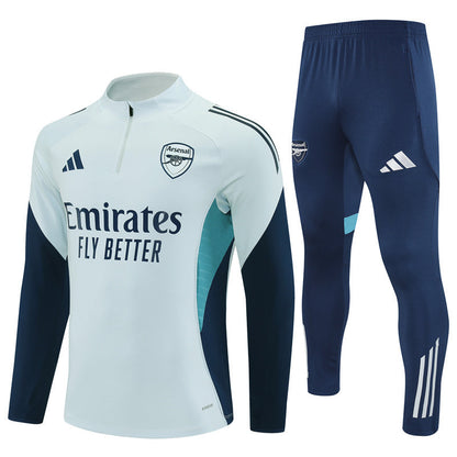 Survetement Arsenal Training Homme/Enfant 2025 2026 Bleu Ciel