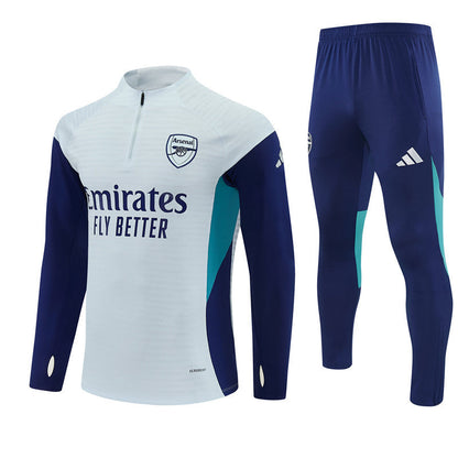 Survetement Arsenal Training Homme/Enfant 2025 2026 Gris Clair