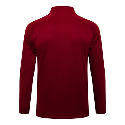 Survetement Arsenal Training Homme/Enfant  2025 2026 Rouge Foncé