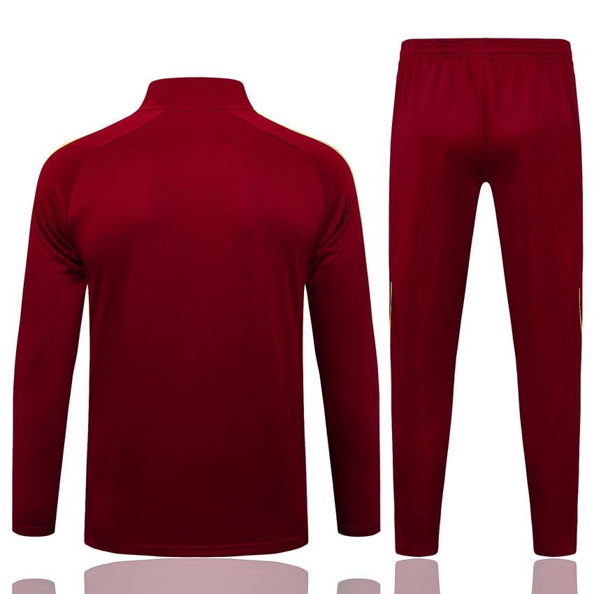 Survetement Arsenal Training Homme/Enfant  2025 2026 Rouge Foncé