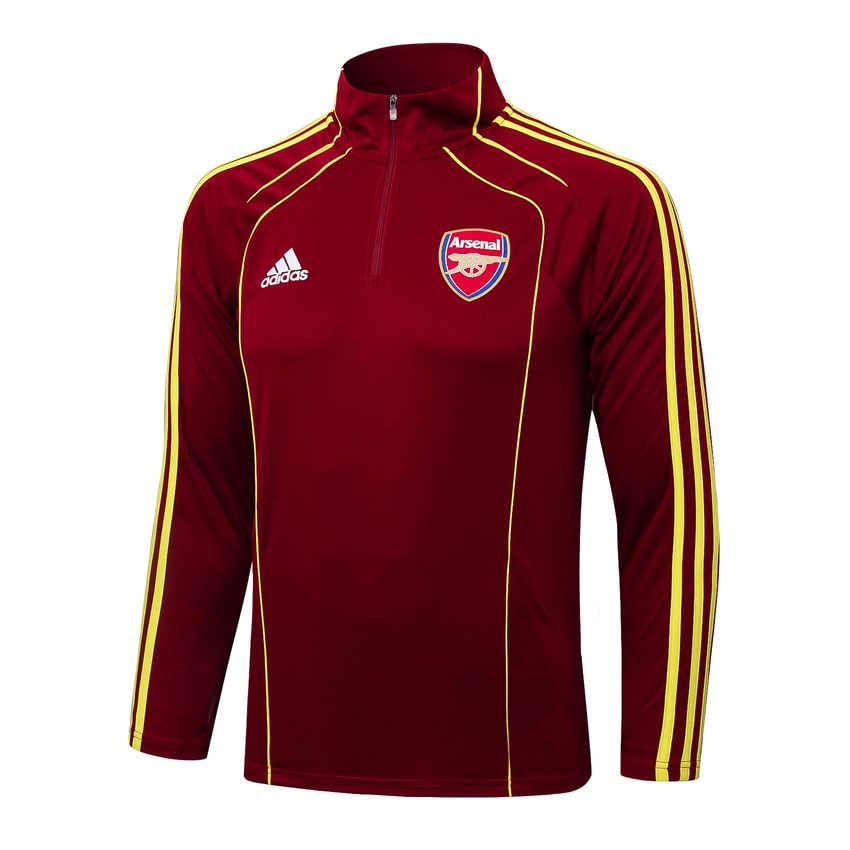 Survetement Arsenal Training Homme/Enfant  2025 2026 Rouge Foncé