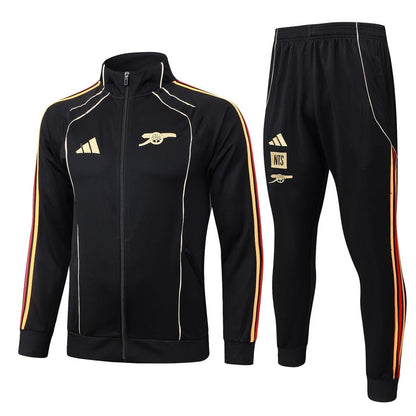 Survetement Arsenal Veste Homme/Enfant 2025 2026 Noir Nuit