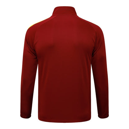 Survetement Arsenal Veste Homme/Enfant  2025 2026 Rouge Foncé