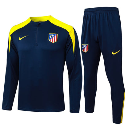 Survetement Atletico Madrid Training Homme/Enfant  2025 2026 Bleu Jaune