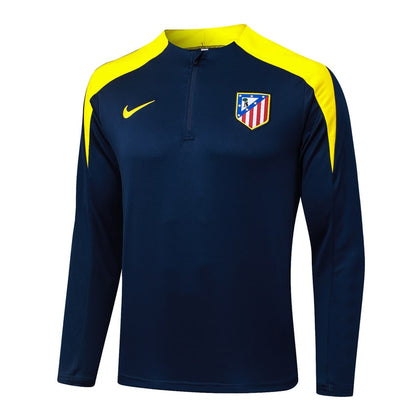 Survetement Atletico Madrid Training Homme/Enfant  2025 2026 Bleu Jaune