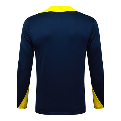 Survetement Atletico Madrid Training Homme/Enfant 2025 2026 Bleu Jaune