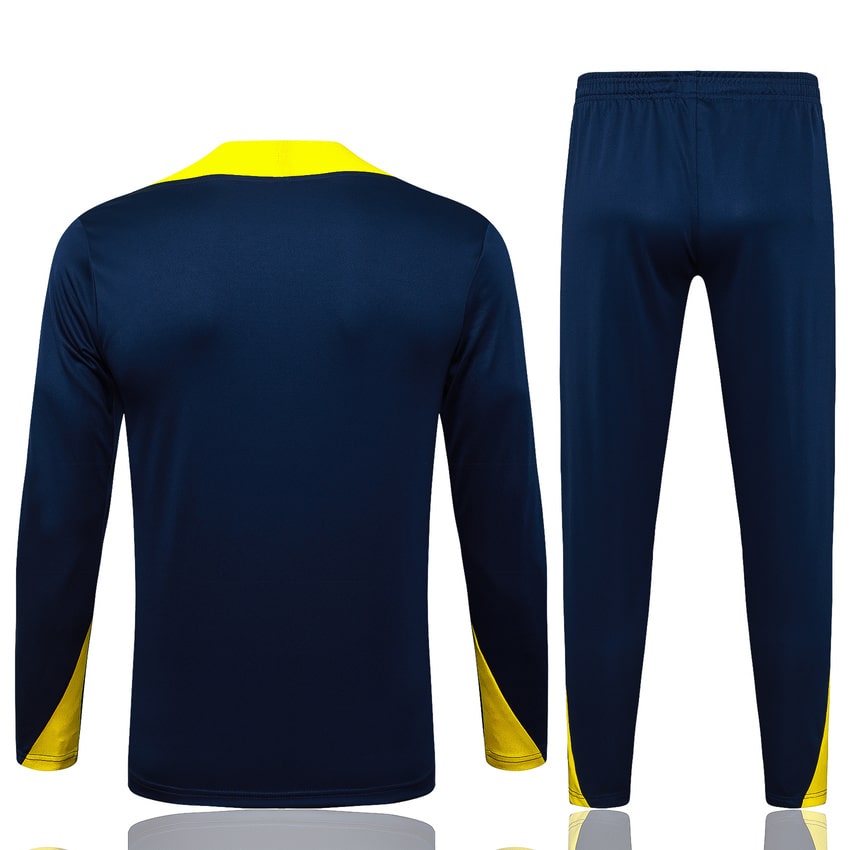 Survetement Atletico Madrid Training Homme/Enfant 2025 2026 Bleu Jaune
