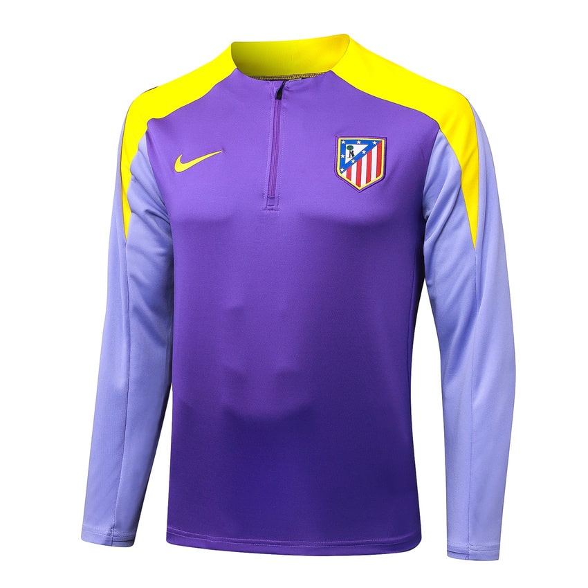 Survetement Atletico Madrid Training Homme/Enfant 2025 2026 Violet Jaune