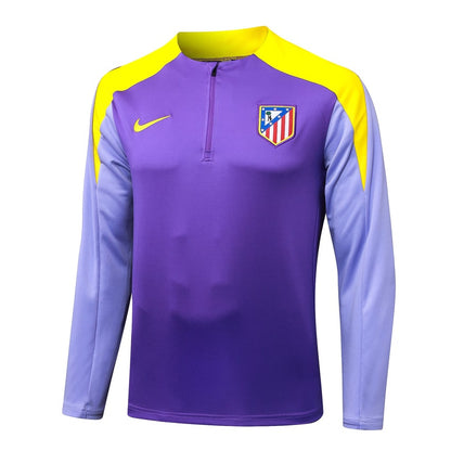 Survetement Atletico Madrid Training Homme/Enfant 2025 2026 Violet Jaune
