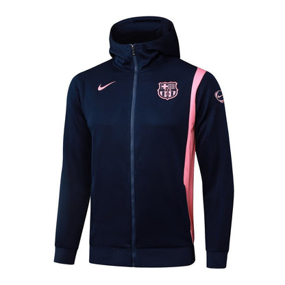 Survetement Barcelone Sweat Homme/Enfant 2025 2026 Bleu Rose