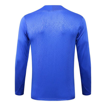 Survetement Barcelone Training Homme/Enfant 2025 2026 Bleu Océan