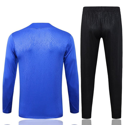 Survetement Barcelone Training Homme/Enfant 2025 2026 Bleu Océan