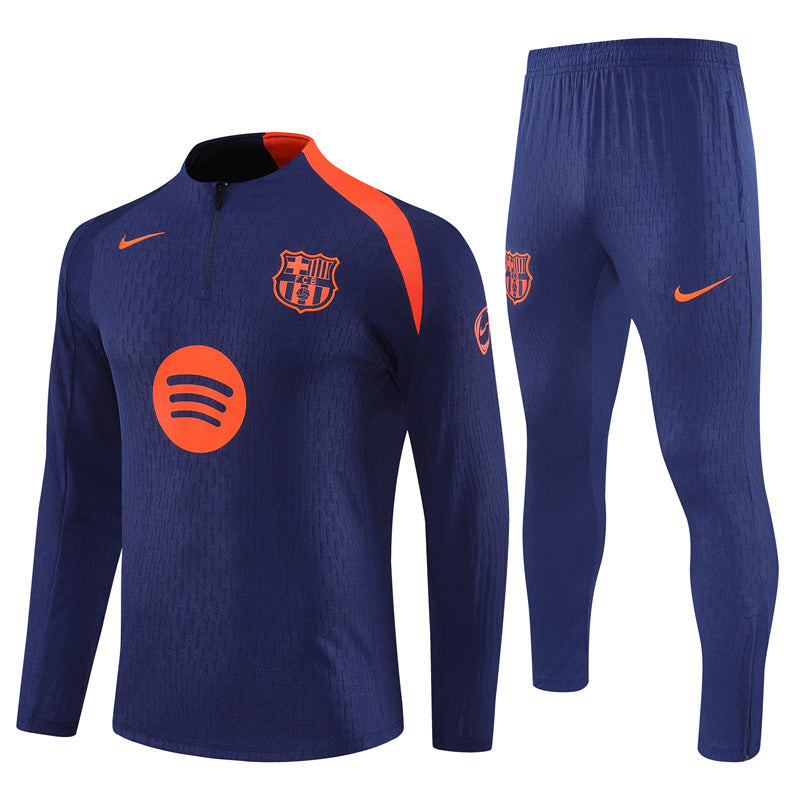 Survetement Barcelone Training Homme/Enfant 2025 2026 Bleu