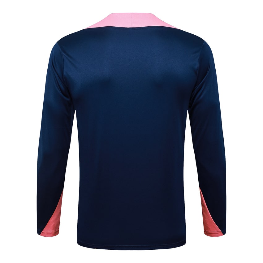 Survetement Barcelone Training Homme/Enfant 2025 2026 Bleu Rose