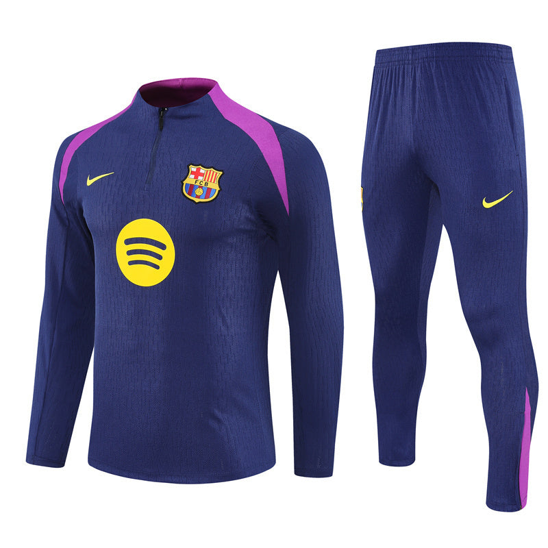 Survetement Barcelone Training Homme/Enfant 2025 2026 Bleu