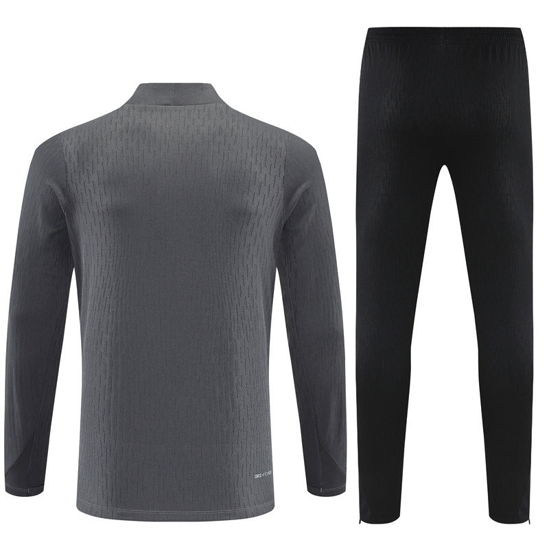 Survetement Barcelone Training Homme/Enfant 2025 2026 Gris