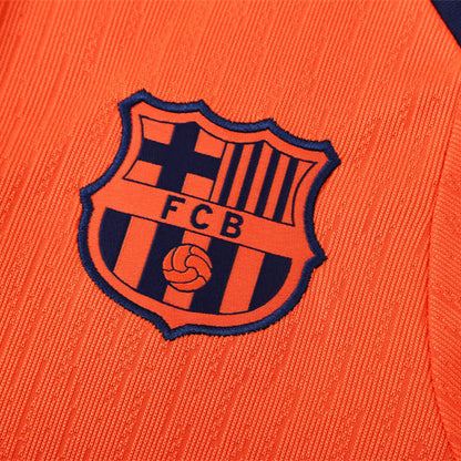 Survetement Barcelone Training Homme/Enfant 2025 2026 Orange