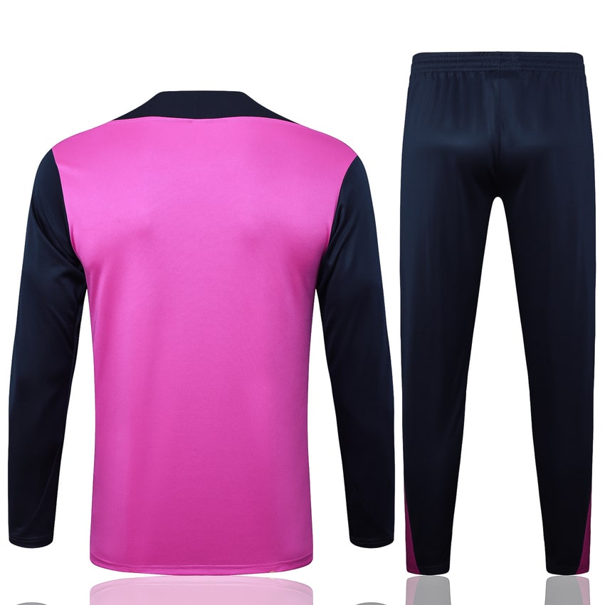 Survetement Barcelone Training Homme/Enfant  2025 2026 Rose Noir