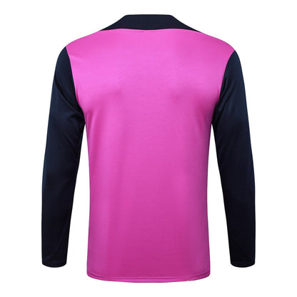 Survetement Barcelone Training Homme/Enfant  2025 2026 Rose Noir