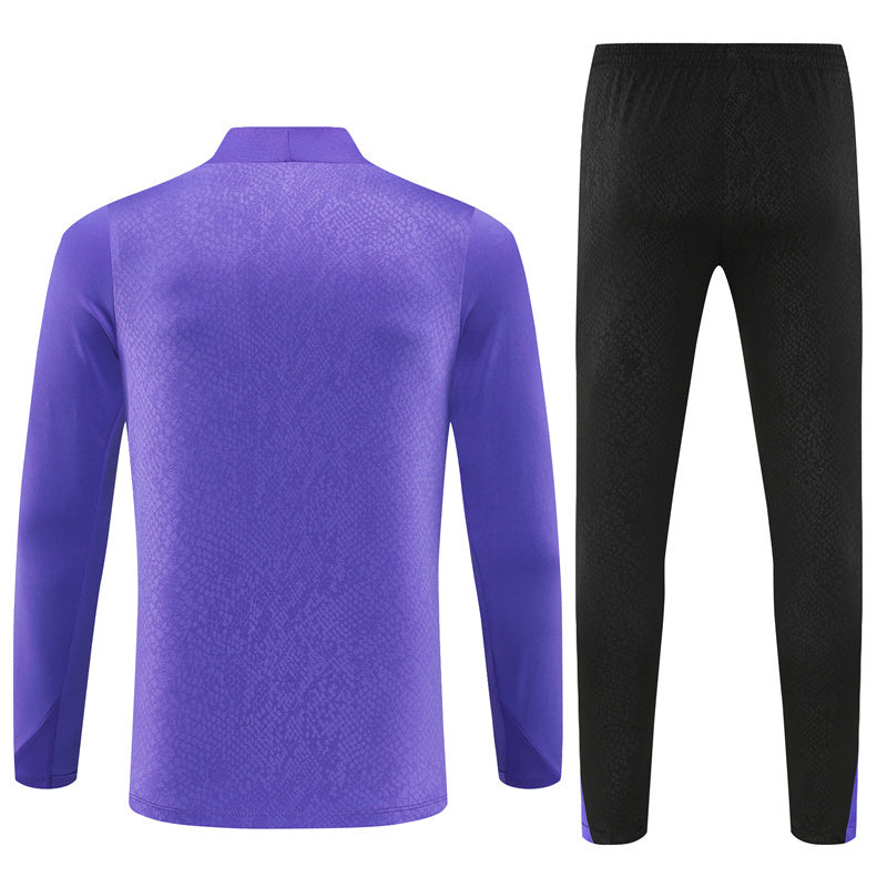 Survetement Barcelone Training Homme/Enfant 2025 2026 Violet Clair