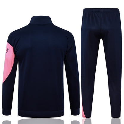 Survetement Barcelone Veste Homme/Enfant  2025 2026 Bleu Rose