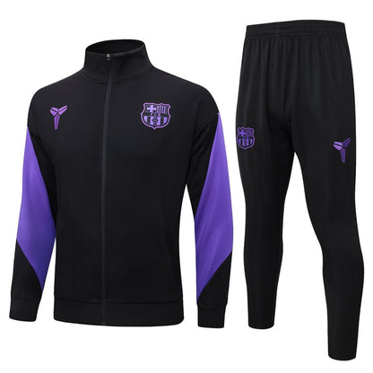 Survetement Barcelone Veste Homme/Enfant  2025 2026 Noir Violet