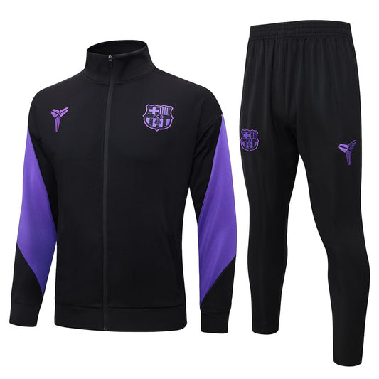 Survetement Barcelone Veste Homme/Enfant  2025 2026 Noir Violet