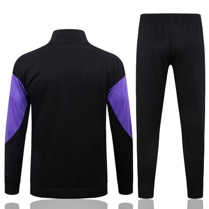 Survetement Barcelone Veste Homme/Enfant  2025 2026 Noir Violet