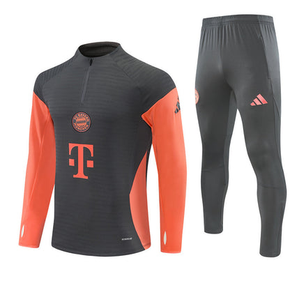 Survetement Bayern Munich Training Homme/Enfant 2025 2026 Gris Sombre
