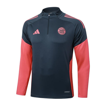 Survetement Bayern Munich Training Homme/Enfant 2025 2026 Noir Rouge